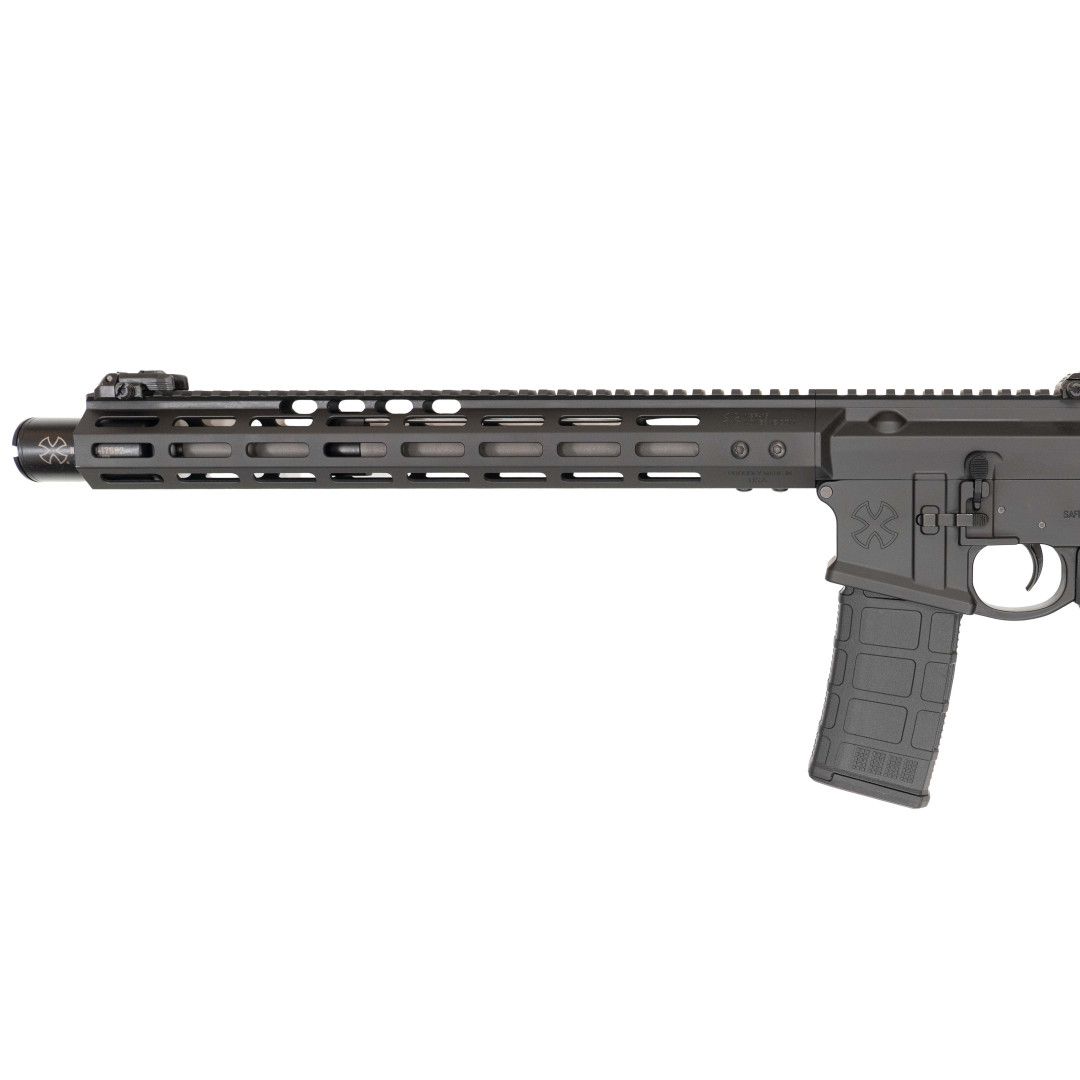 KARABINEK SAMOPOWTARZALNY NOVESKE 4TH GEN. N4 INFIDEL 13.7, BLK CERAKOTE NSR-15 (M-LOK), TYPE 23 P-GRIP, KX3 1/2x28 PINNED; KAL.: 5,56 x 45 mm (.223 Rem.)