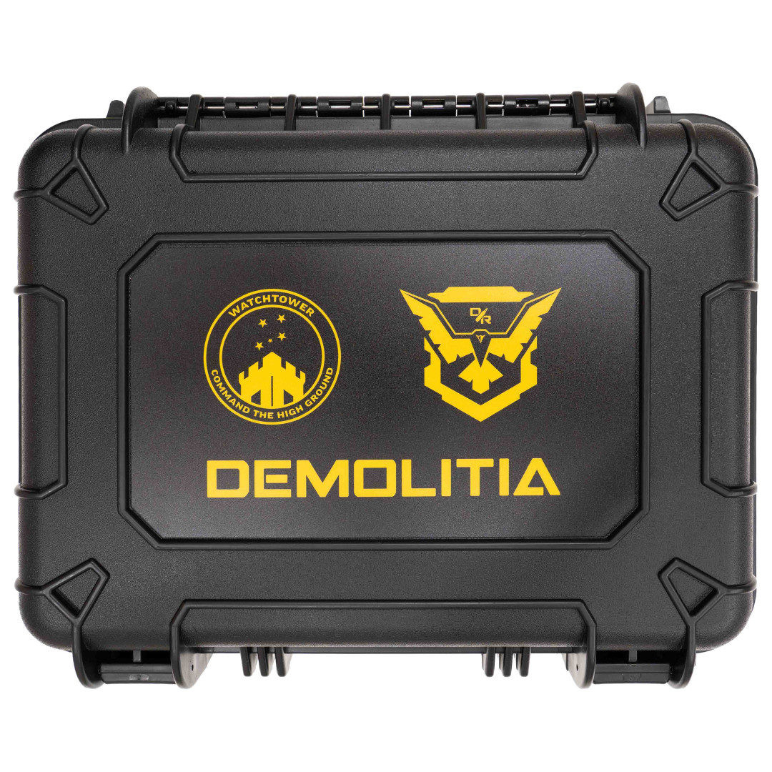 PISTOLET SAMOPOWTARZALNY WATCHTOWER DEMOLITTIA, BLK/GLD, KAL.: 9 X 19 mm