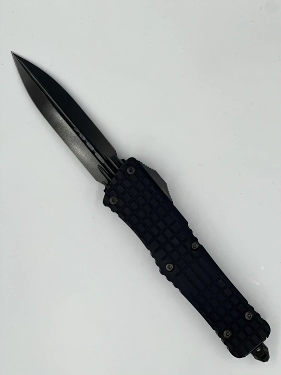 NÓŻ MICROTECH COMBAT TROODON DELTA FRAG SHADOW FLUTED DLC HAREWARE NICKEL BORON INTERNALS