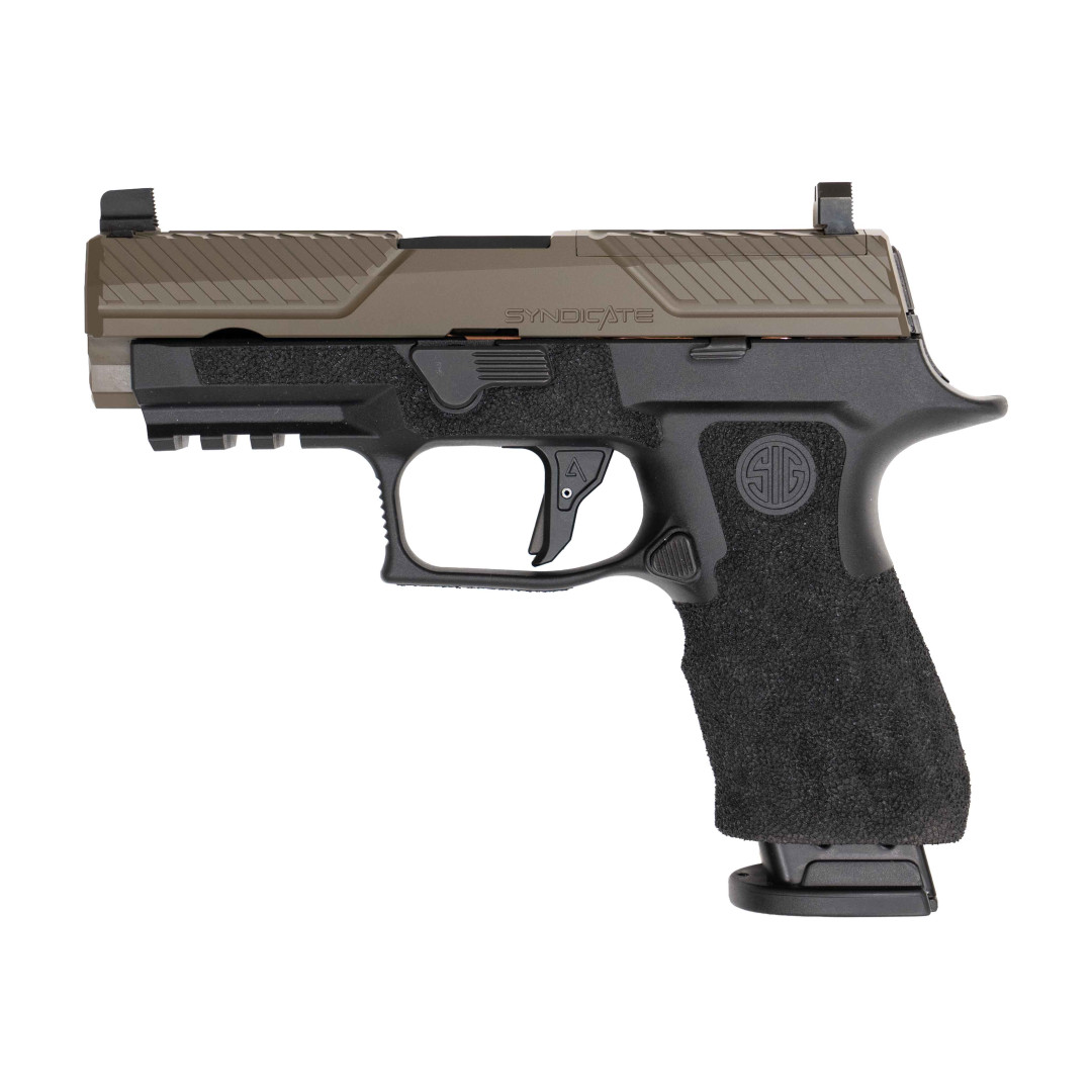 PISTOLET SAMOPOWTARZALNY AGENCY ARMS P320 SYNDICATE, BUILD FROM THE HUB, KAL.: 9 x 19 mm
