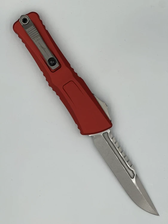 NÓŻ MICROTECH COMBAT TROODON® INTERCEPTOR® GEN III SIGNATURE SERIES RED STONEWASH STANDARD