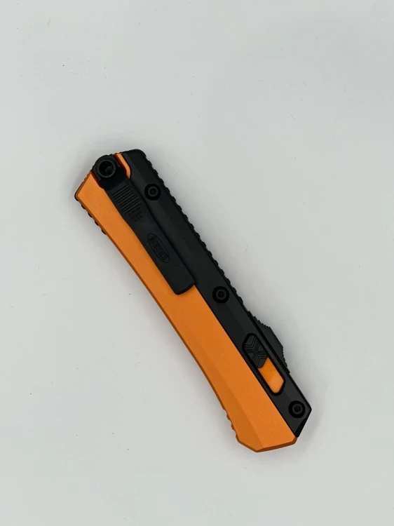 NÓŻ MICROTECH GLYKON T/E BLACK FULL SERRATE ORANGE