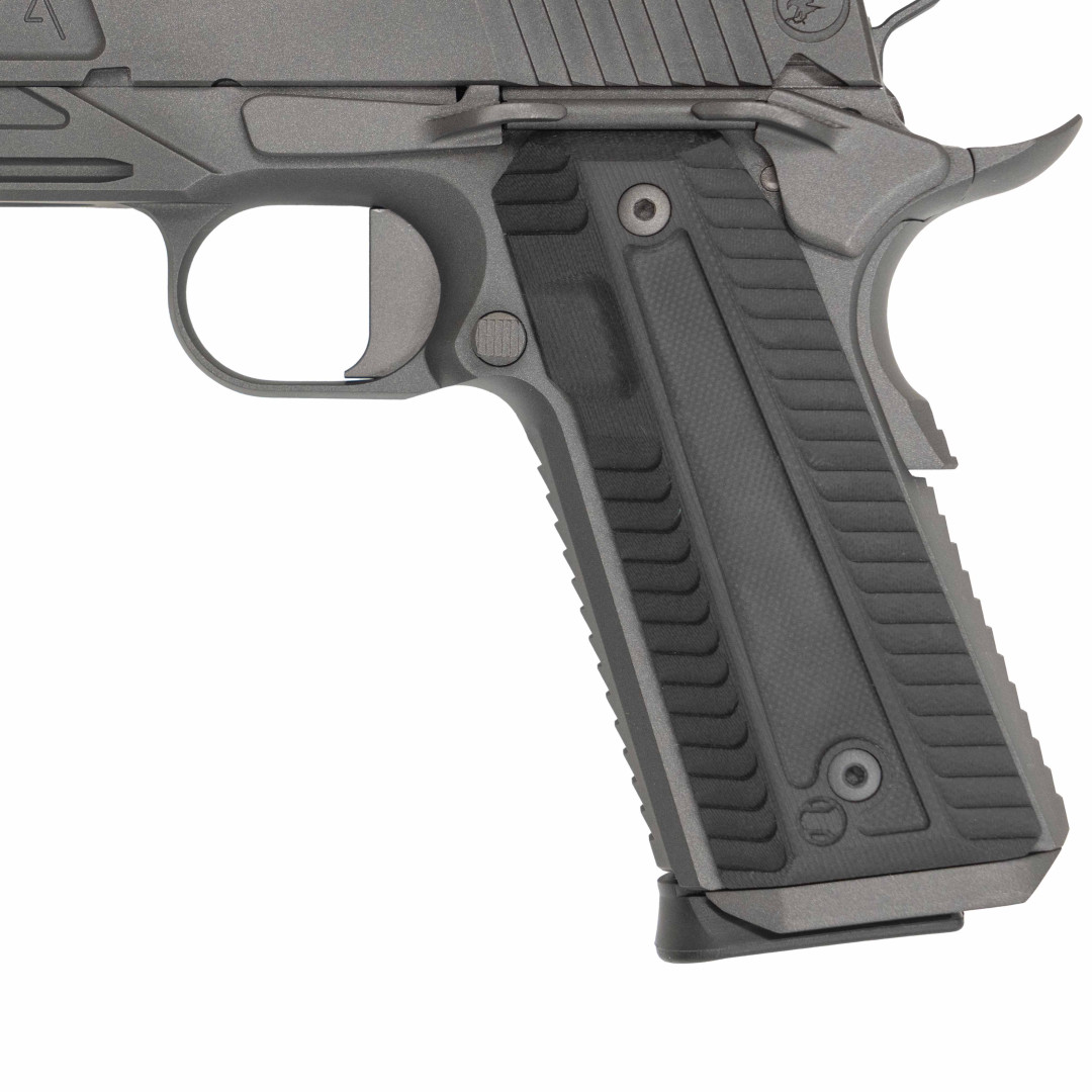 PISTOLET SAMOPOWTARZALNY NIGHTHAWK AGENT 2 RECON SLANTPRO TWO DOT REAR, WITH TRITIUM FRONT SIGHT SIGHT UPGRADE - NIGHTHAWK IOS BASE PLATE, NOVAK SIGHT CUT, STANDARD REAR SIGHT, & FRONT SIGHT, KAL.: .45 ACP