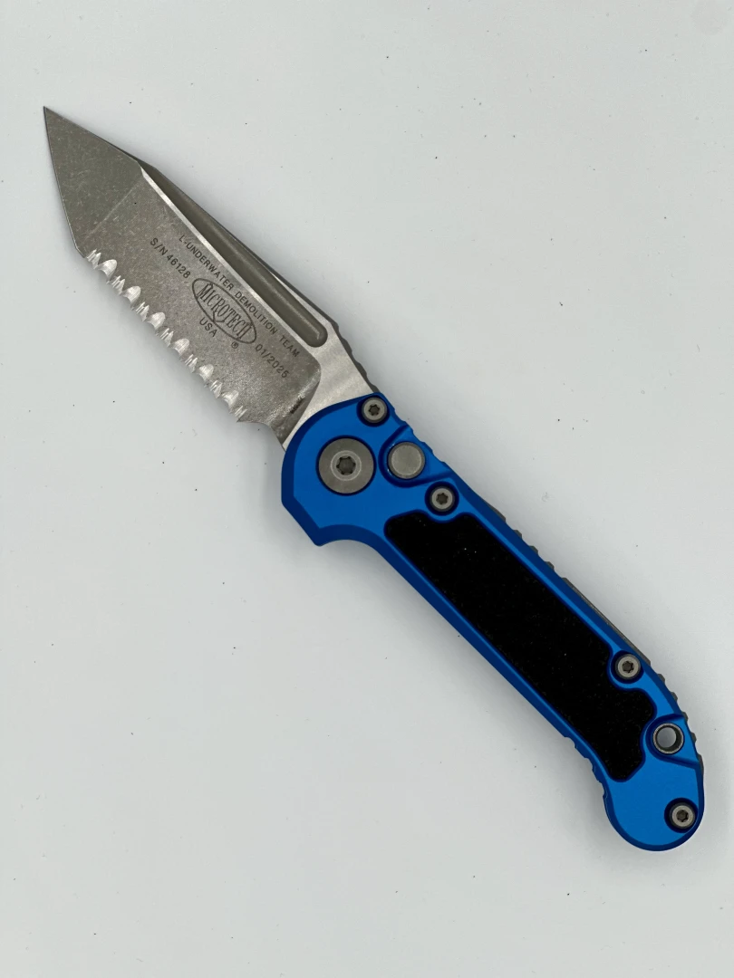 NÓŻ MICROTECH L.U.D.T GEN III T/E APOCALYPTIC FULL SERRATE BLUE