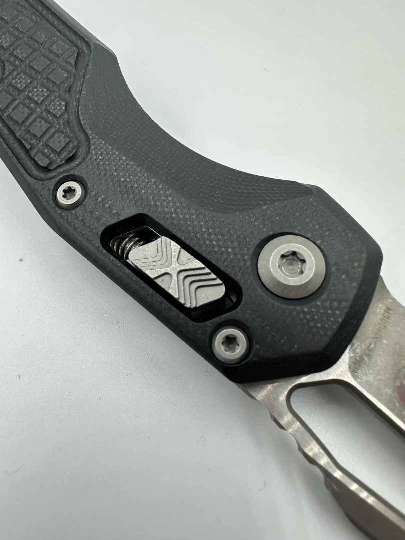 NÓŻ MICROTECH MSI FRAG G-10 BLACK, APOC P/S