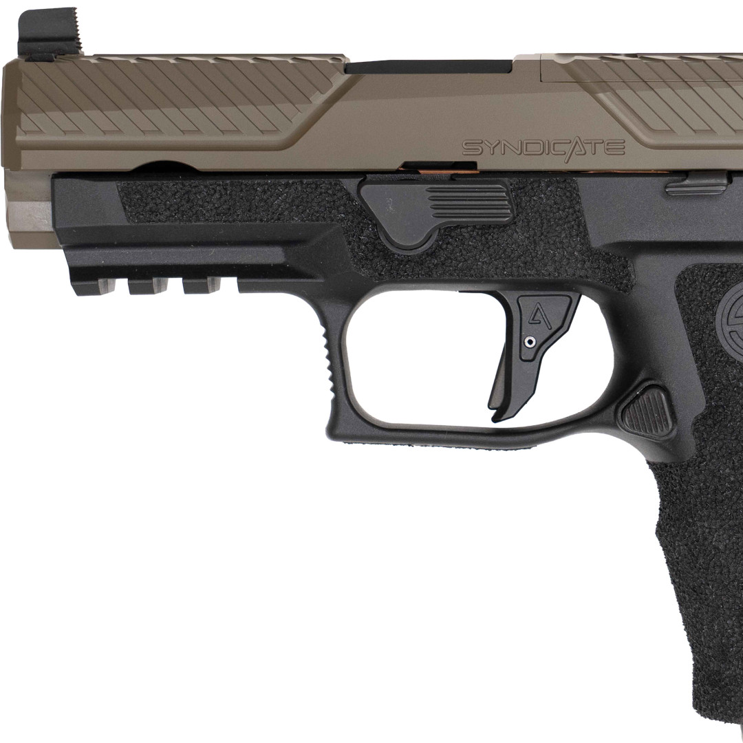 PISTOLET SAMOPOWTARZALNY AGENCY ARMS P320 SYNDICATE, BUILD FROM THE HUB, KAL.: 9 x 19 mm
