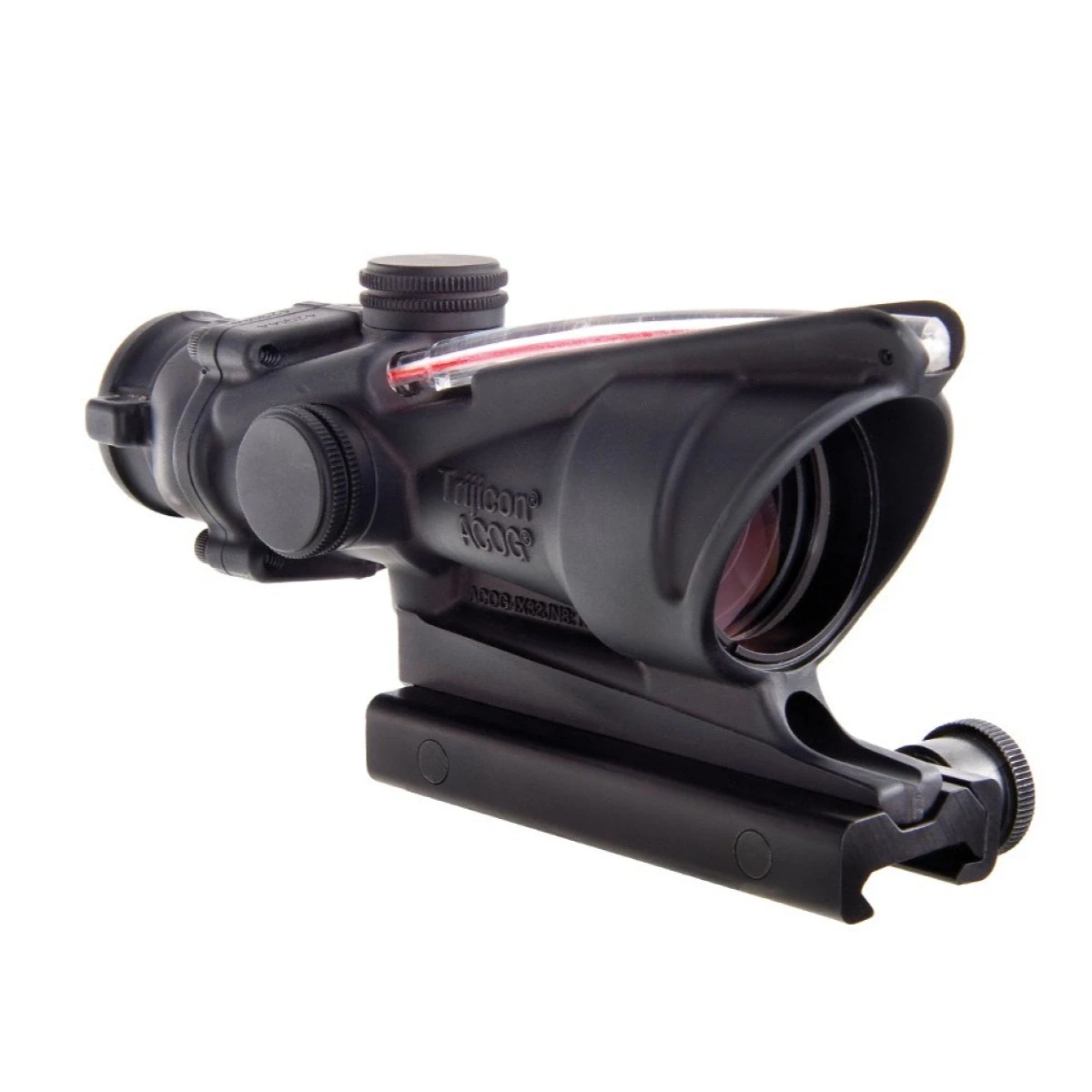 TRIJICON 4x32 DUAL IIIUM CROSSHAIR W/FLATTOP MT; TA31CH