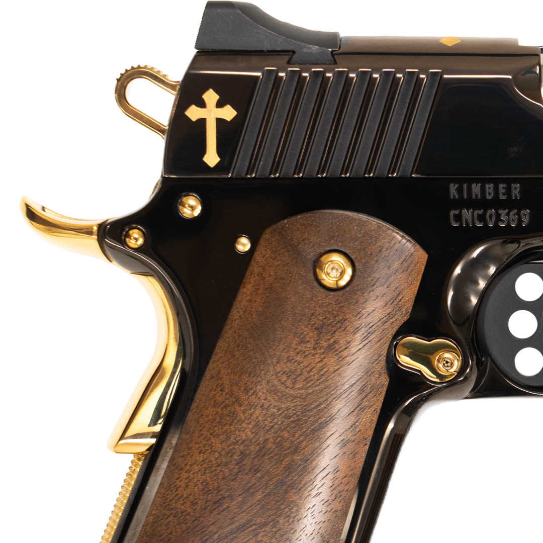 PISTOLET SAMOPOWTARZALNY KIMBER 1911 5" CRUSADER EDITION, PSALMS 144:1 (1 of 144); KAL.: .45ACP