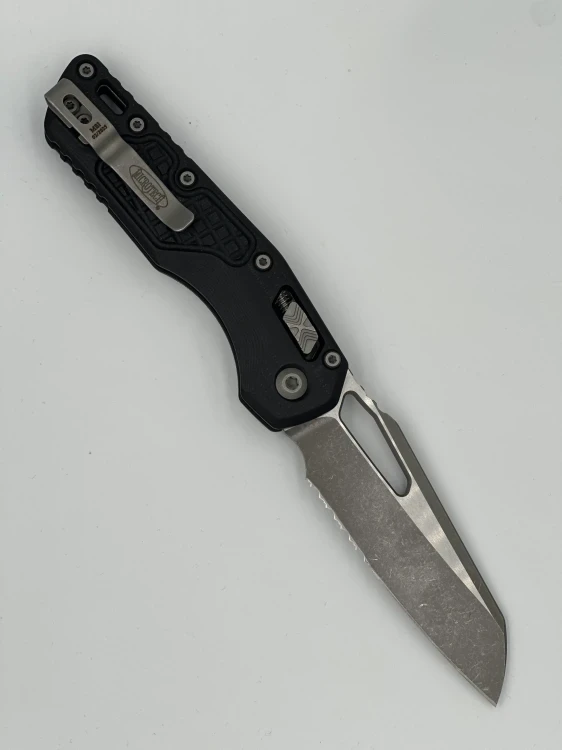 NÓŻ MICROTECH MSI FRAG G-10 BLACK, APOC P/S