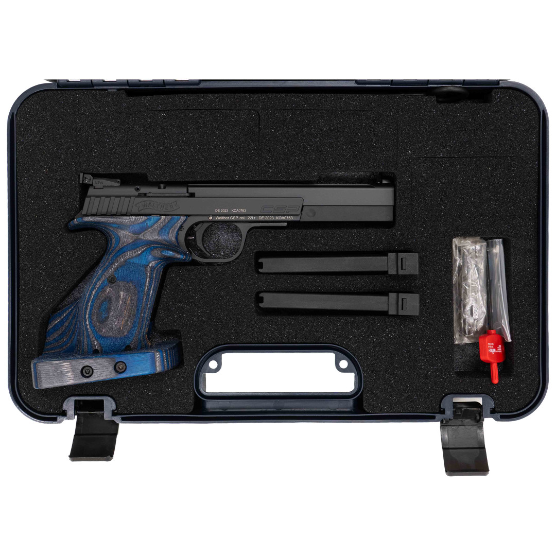 PISTOLET SAMOPOWTARZALNY WALTHER CSP EXPERT SH, KAL.: .22LR