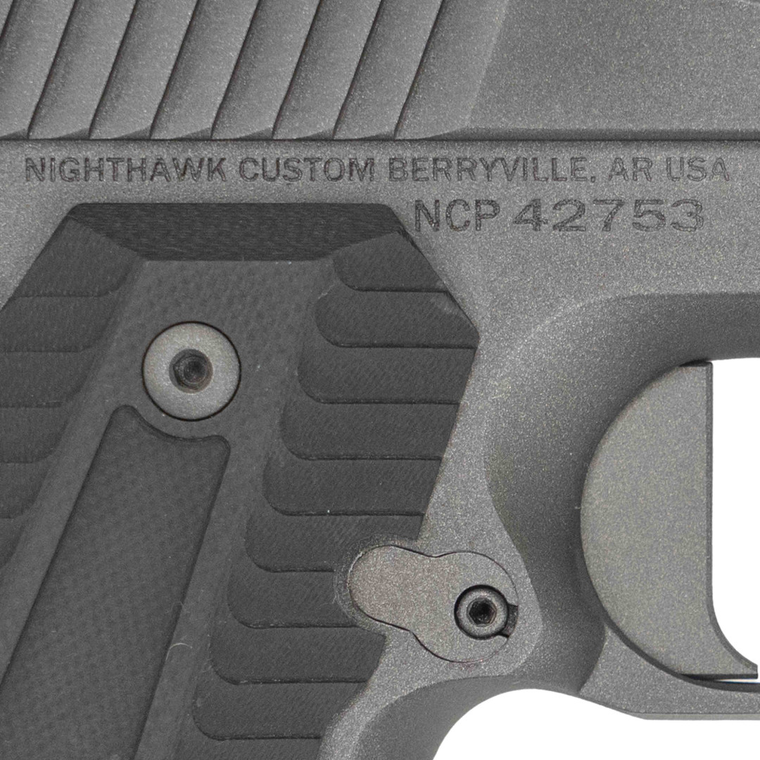 PISTOLET SAMOPOWTARZALNY NIGHTHAWK AGENT2 GOV RECON SLANTPRO TWO DOT REAR, WITH TRITIUM FRONT SIGHT SIGHT UPGRADE - NIGHTHAWK IOS BASE PLATE, NOVAK SIGHT CUT, STANDARD REAR SIGHT & FRONT SIGHT, KAL.: .45 ACP