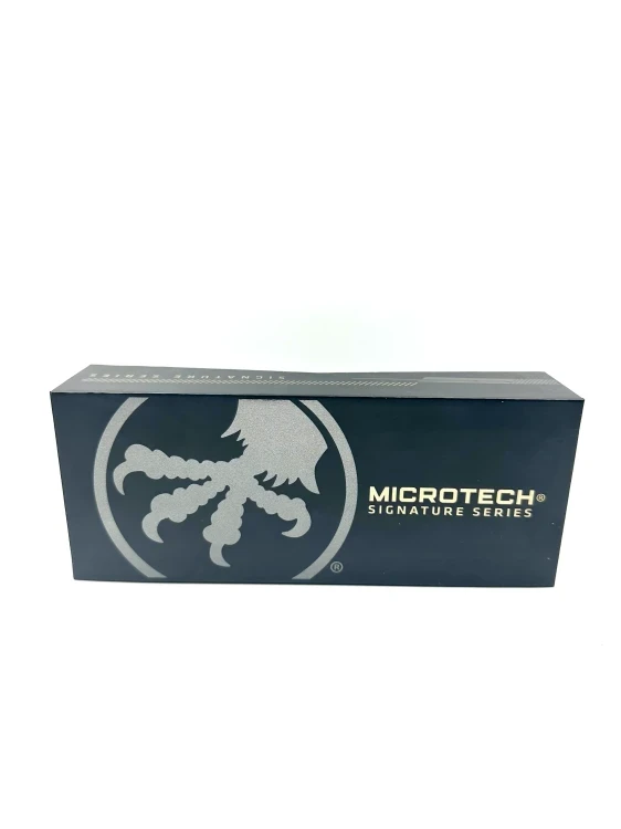 NÓŻ MICROTECH COMBAT TROODON T/E FULL SERRATE FRAG CERAKOTE ORANGE SIGNATURE SERIES