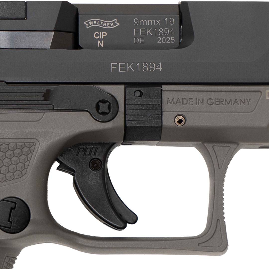PISTOLET WALTHER PDP FS 4.5" KAL. 9X19 MM 18R OR TUNGSTEN GREY H-237 INT