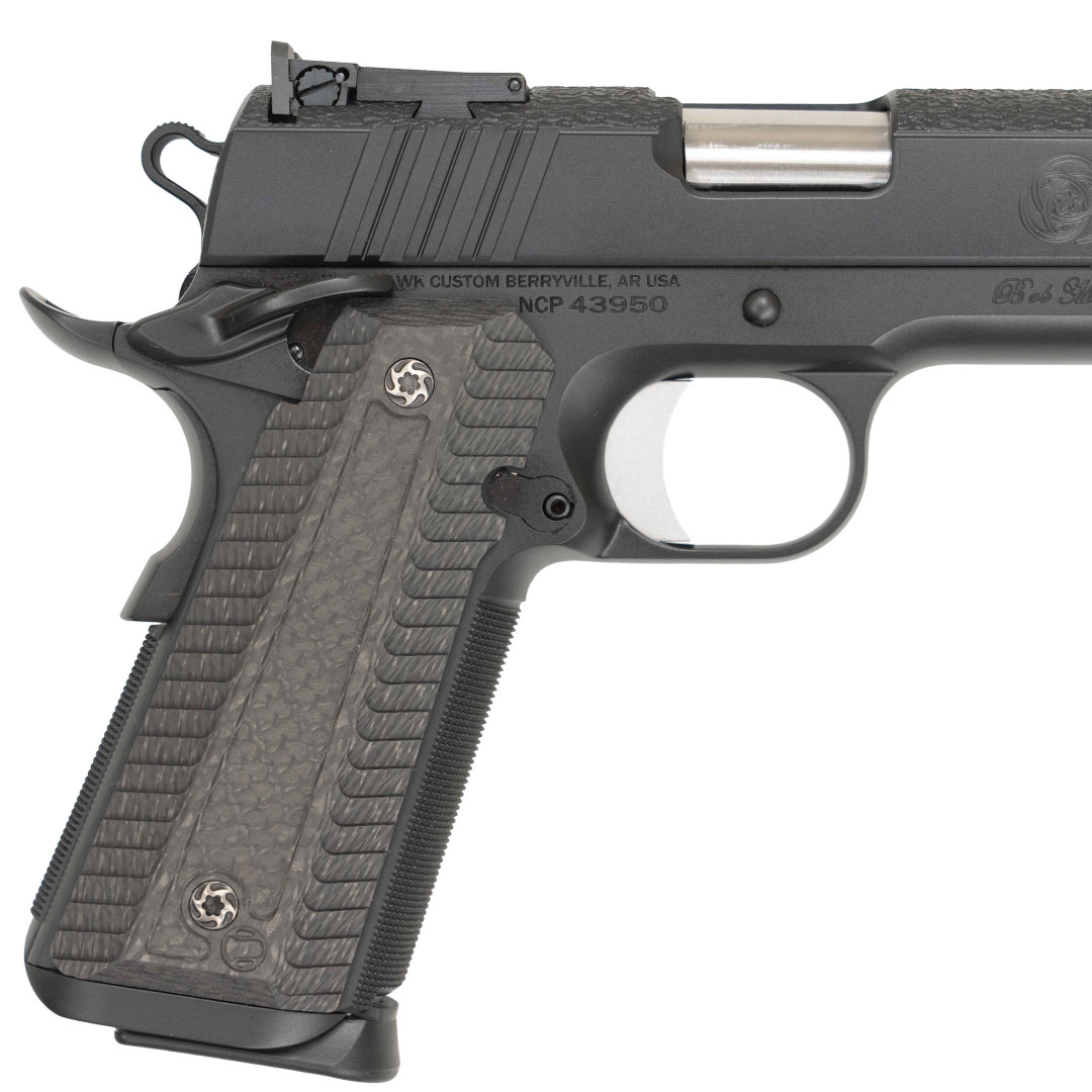 PISTOLET SAMOPOWTARZALNY NIGHTHAWK BOB MARVEL COMM AMBI SAFETY, FULLY MACHINED TOOL STEEL, GRIPS CARBON FIBER, KAL.: .45 ACP