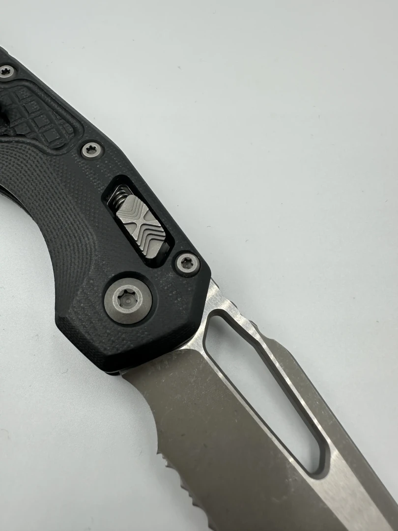 NÓŻ MICROTECH MSI FRAG G-10 BLACK, APOC P/S