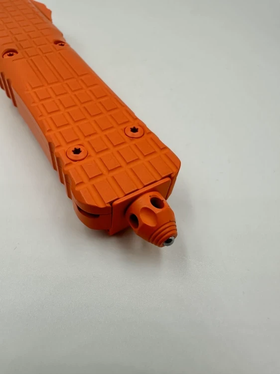 NÓŻ MICROTECH COMBAT TROODON T/E FULL SERRATE FRAG CERAKOTE ORANGE SIGNATURE SERIES