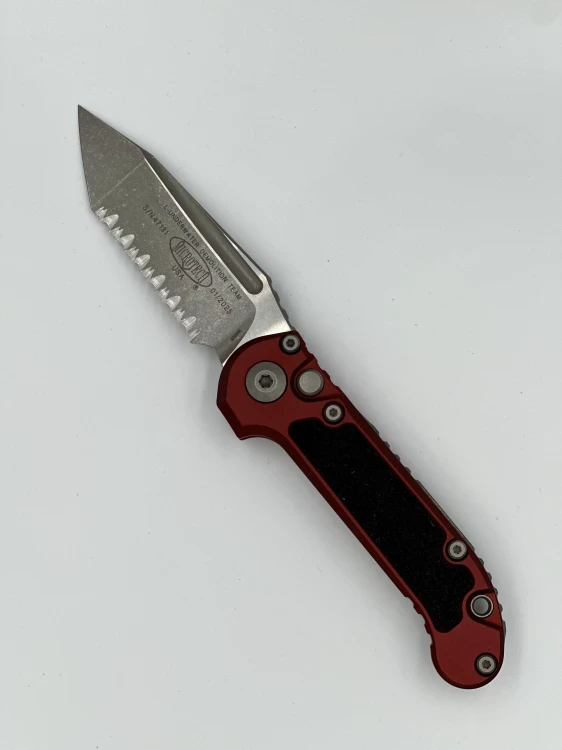 NÓŻ MICROTECH L.U.D.T GEN III T/E APOCALYPTIC FULL SERRATE MERLOT