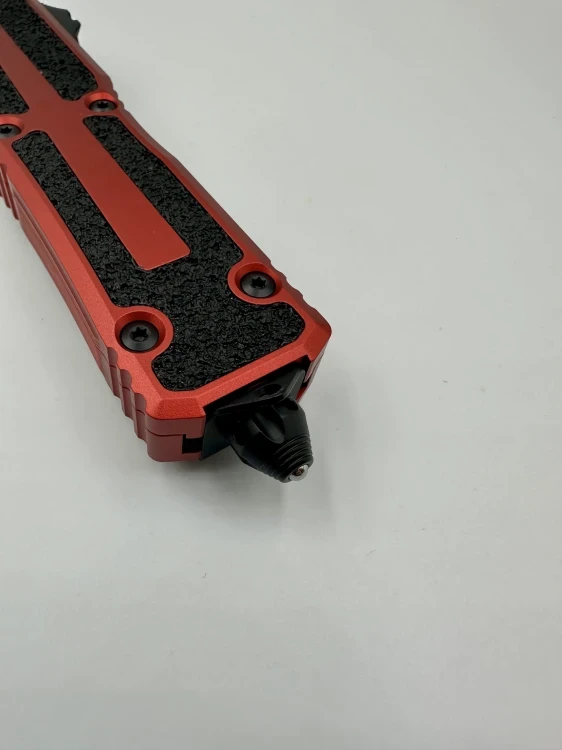 NÓŻ MICROTECH SCARAB II GEN III D/E BLACK FULL SERRATE RED