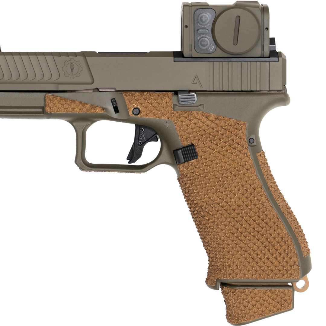 PISTOLET SAMOPOWTARZALNY AGENCY ARMS SAGE V2 GLOCK 19X, Z CELOWNIKIEM AIMPOINT ACRO, KAL.: 9 x 19 mm