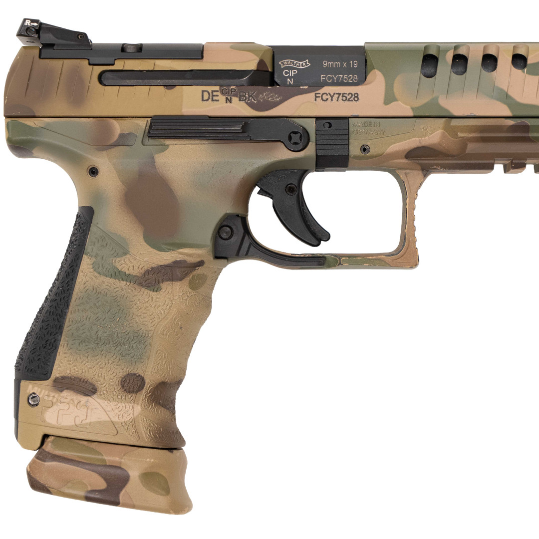 PISTOLET SAMOPOWTARZALNY WALTHER Q5 MATCH CHAMPION 17R ("MULTICAM"), KAL.: 9 X 19 mm
