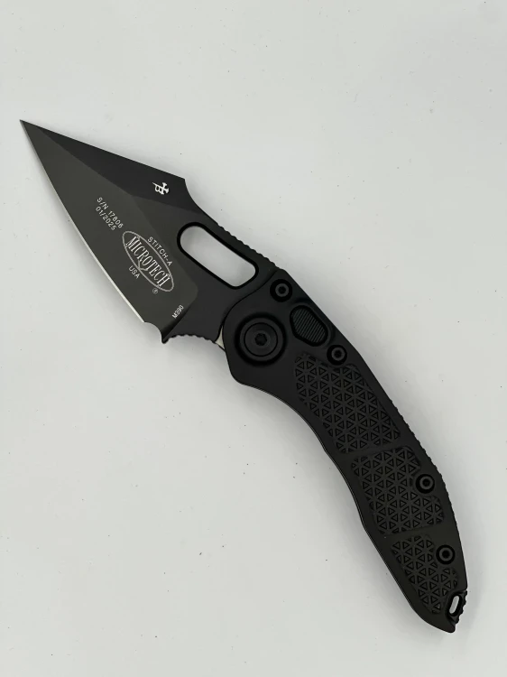 NÓŻ MICROTECH STITCH S/E BLK TACT STND