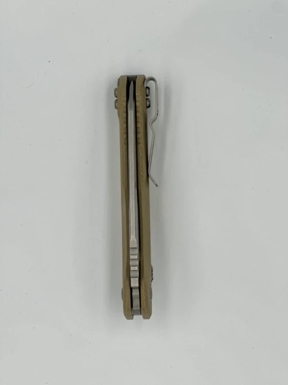 NÓŻ MICROTECH MSI® S/E F LUTED G-10 TAN STONEWASH PARTIAL SERRATED