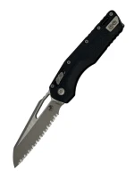 NÓŻ MICROTECH MSI® S/E TRI-GRIP INJECTION MOLDED BLACK STONEWASH FULL SERR