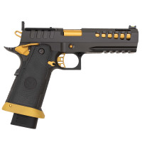 PISTOLET SAMOPOWTARZALNY WATCHTOWER DEMOLITTIA, BLK/GLD, KAL.: 9 X 19 mm