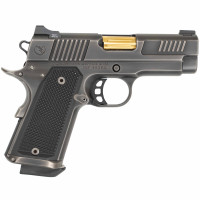PISTOLET SAMOPOWTARZALNY NIGHTHAWK COUNSELOR, STEEL FRAME-SMOKED NITRIDE, GOLD BARREL, KAL.: 9 x 19 mm