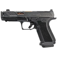 SHADOW SYSTEMS DR920P; BLACK FRAME, ELITE SLIDE OPTIC BLACK, SPIRAL COMPENSATED BARREL BLACK, SS ROD, GRN TRIT 1D; KAL.: 9 x 19 mm