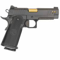 PISTOLET SAMOPOWTARZALNY NIGHTHAWK VICE PRESIDENT COMM BOARDROOM SERIES - BULL BARREL, NIGHTHAWK MATCH BARREL, INCLUDES GUIDE ROD & BOW-TIE PLUG SIGHT UPGRADE - IOS, AMBI SAFETY, TRIJICON RMR, IRON SIGHT FORWARD OF OPTIC, KAL.: 9 x 19 mm