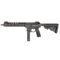 SAMOPOWTARZALNY PISTOLET MASZYNOWY NOVESKE NOVWSKE9 10.5 SHORTY SS NSR-9,75 (M-LOK) BLK CERAKOTE, TRIGGERTECH TRIGGER, TALON SAFETY, A5H4 BUFFER, TYPE 22 P-GRIP, TRI LUG ADAPTER 1/2x28; KAL.: 9 x 19 mm