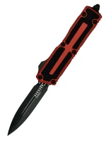 NÓŻ MICROTECH SCARAB II GEN III D/E BLACK STANDARD RED