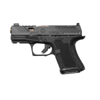 SHADOW SYSTEMS CR920; BLACK FRAME, ELITE SLIDE OPTIC BLACK, SPIRAL UNTHREADED BARREL BRONZE, SS ROD, GRN TRIT 1D; KAL.: 9 x 19 mm