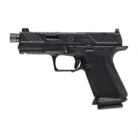 SHADOW SYSTEMS MR920 KAL. 9x19mm, BLACK FRAME, ELITE SLIDE OPTIC BLACK, SPIRAL THREADED BARREL BLACK, SS ROD, GRN TRIT