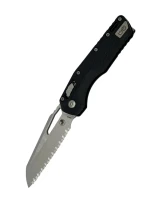 NÓŻ MICROTECH MSI® S/E TRI-GRIP INJECTION MOLDED BLACK APOC FULL SERRATE
