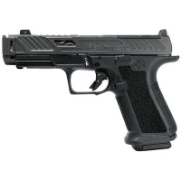 SHADOW SYSTEMS MR920P; BLACK FRAME, ELITE SLIDE OPTIC BLACK, SPIRAL COMPENSATED BARREL BLACK, SS ROD, GRN TRIT 1D, KAL.: 9 x 19 mm