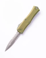 NÓŻ MICROTECH HERA® II MINI D/E OD GREEN APOCALYPTIC® PARTIAL SERRATED