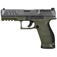 PISTOLET WALTHER PDP FS 4.5" KAL. 9X19 MM 18R OR OD GREEN PO PANTONE 7763U INT