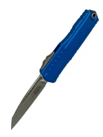 NÓŻ MICROTECH CYPHER II S/E STONEWASH STANDARD BLUE