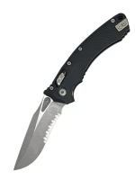 NÓŻ MICROTECH AMPHIBIAN RAM-LOK APOC PART SERR FLUTED BLACK G10