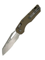NÓŻ MICROTECH MSI® S/E F LUTED G-10 TAN STONEWASH PARTIAL SERRATED
