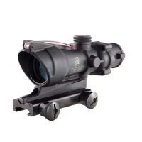 TRIJICON ACOG 4x32 RED CHEVRON WITH BAC; TA31F