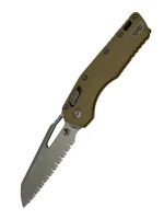 NÓŻ MICROTECH MSI S/E STONEWASH FULL SERRATE G-10 TAN
